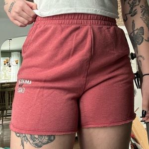 American eagle sweatshorts size Medium color salmon